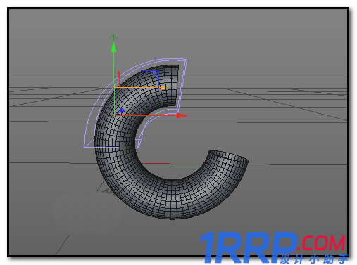 C4D建模彎曲管道模型的圖文教程