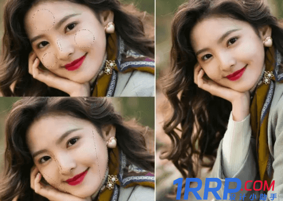 ps修人像精修臉部教程